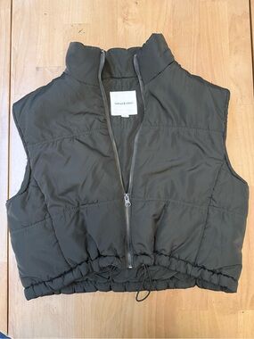 Thread & Supply Olive Green Puffer Vest